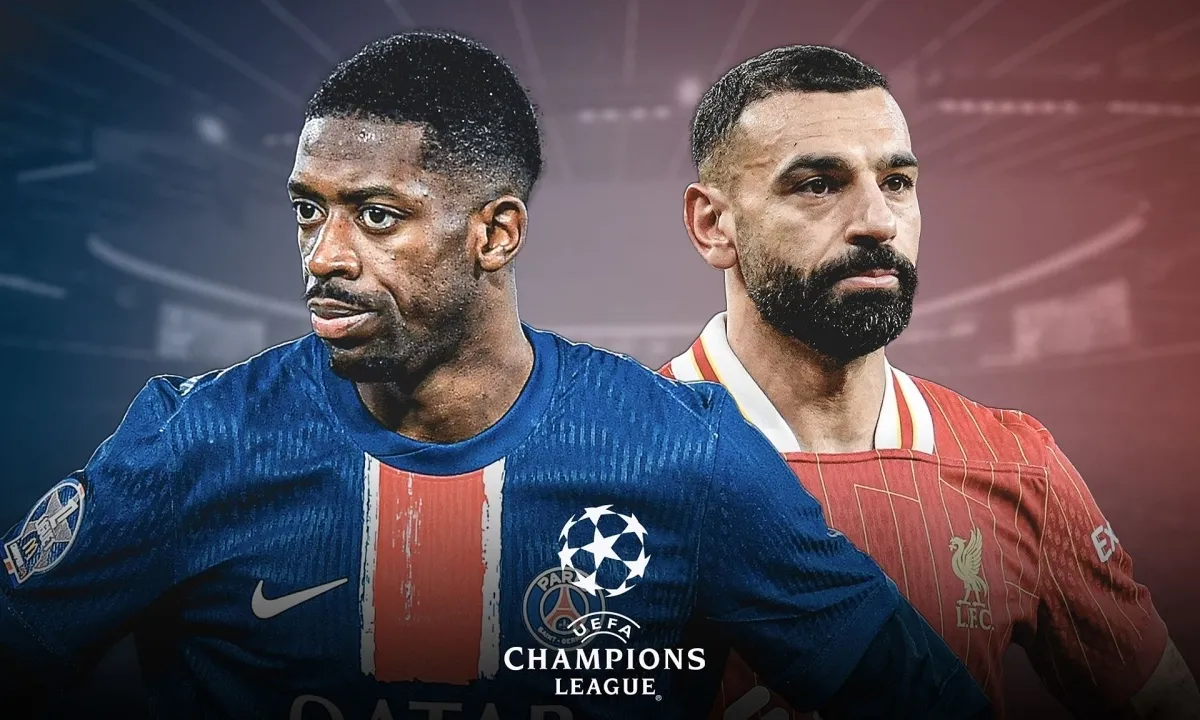 Hình ảnh PSG thi đấu tại Champions League, nêu bật vai trò của các ngôi sao quốc tế trong thành công tại giải đấu châu Âu