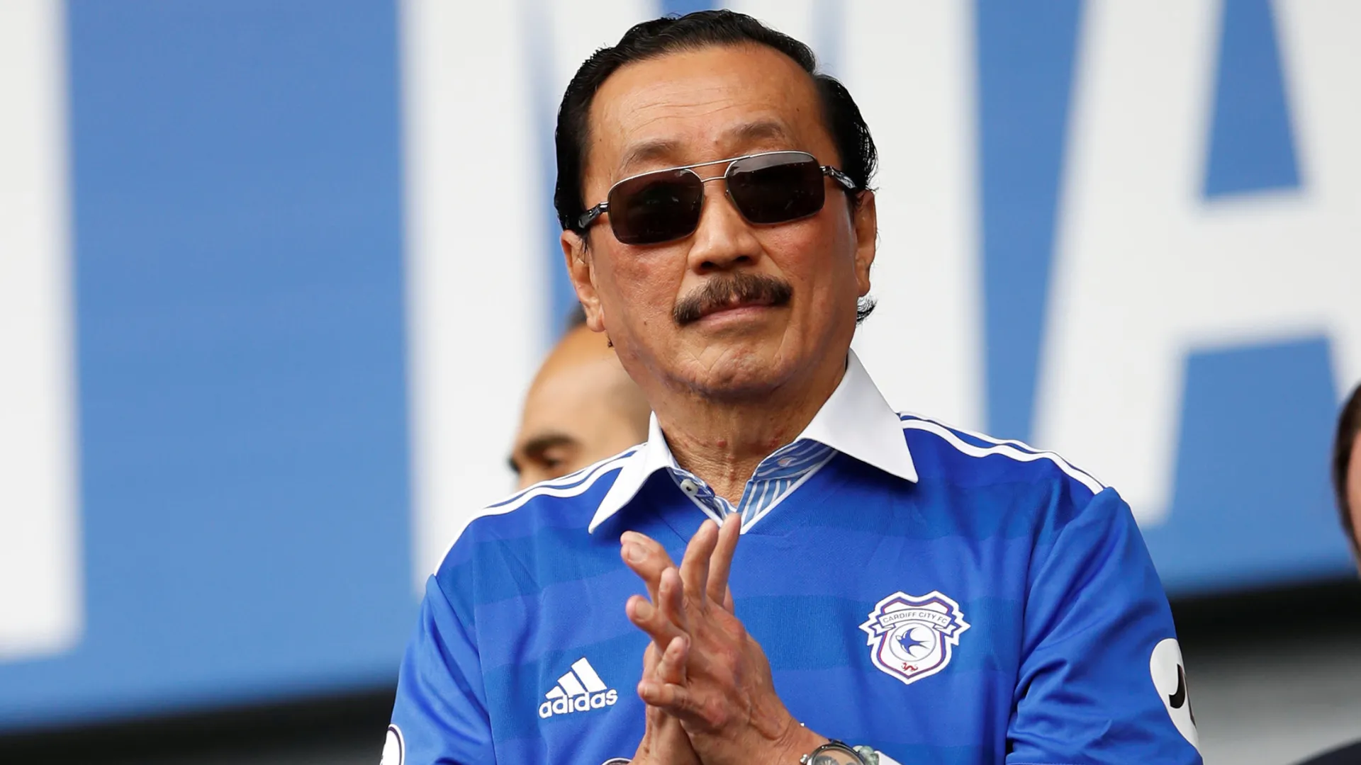 Chủ tịch Cardiff City Vincent Tan tại sân vận động