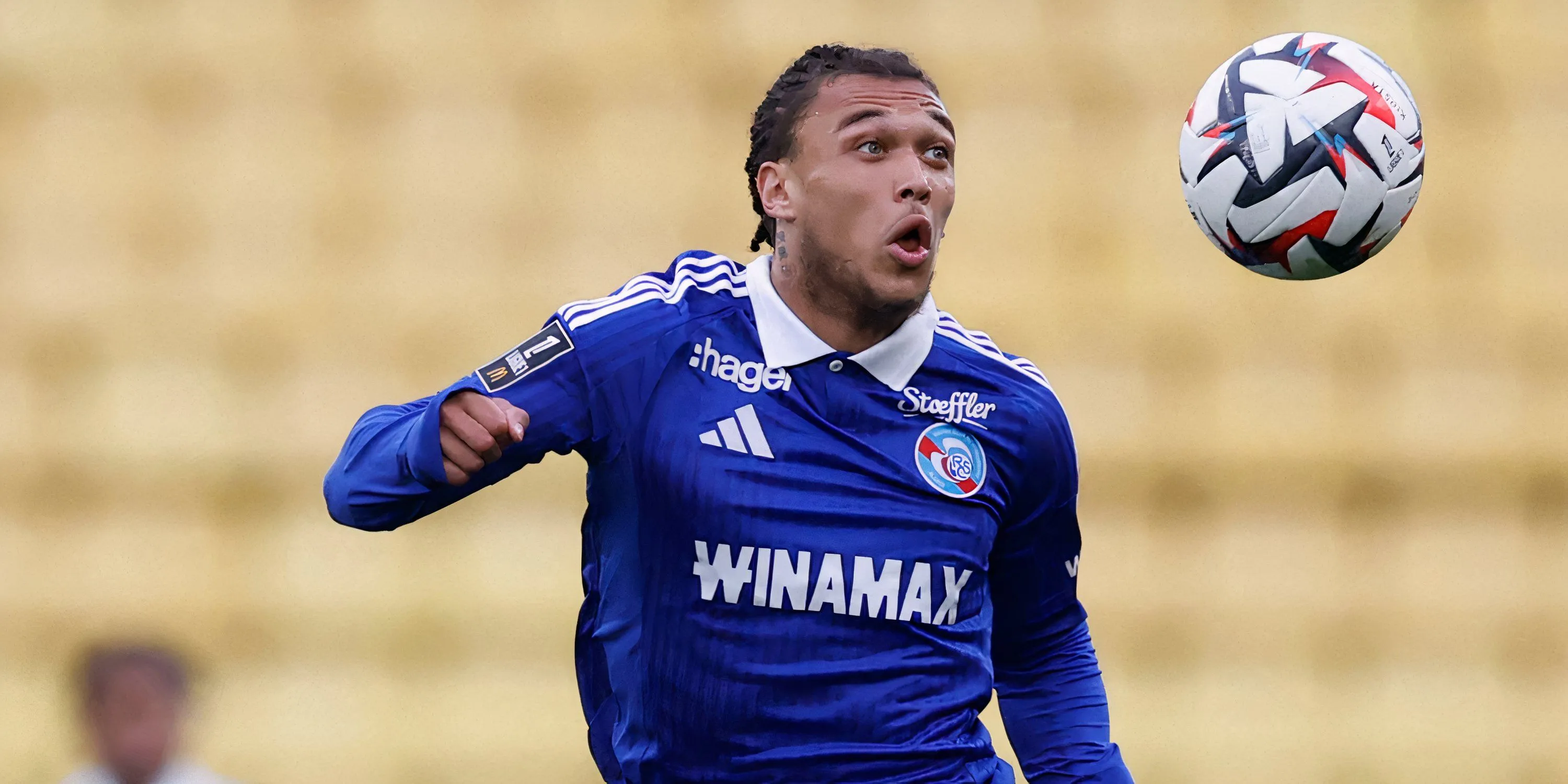 Diego Moreira thi đấu cho Strasbourg theo dạng cho mượn từ Chelsea
