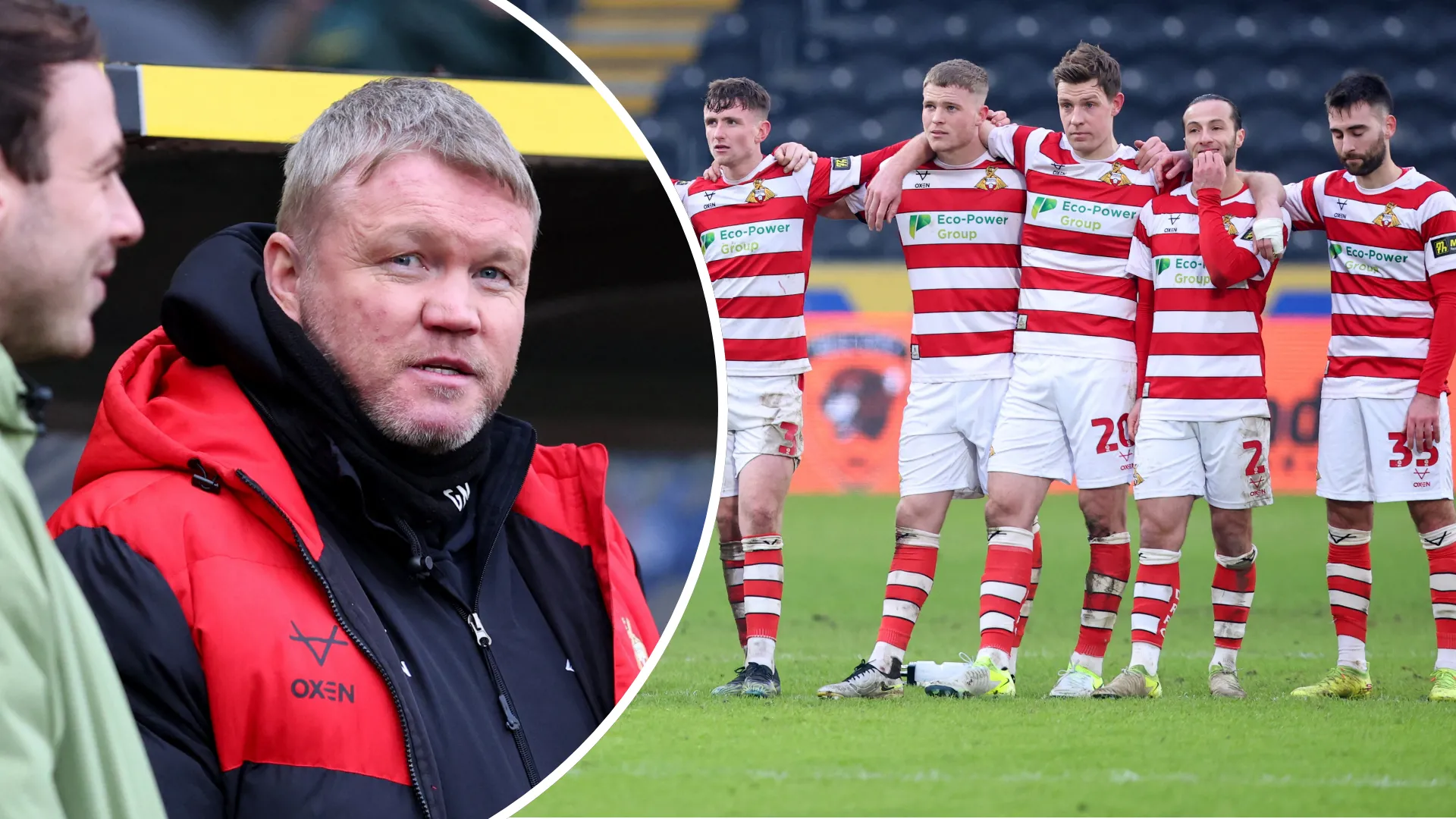 Huấn luyện viên Grant McCann của Doncaster Rovers