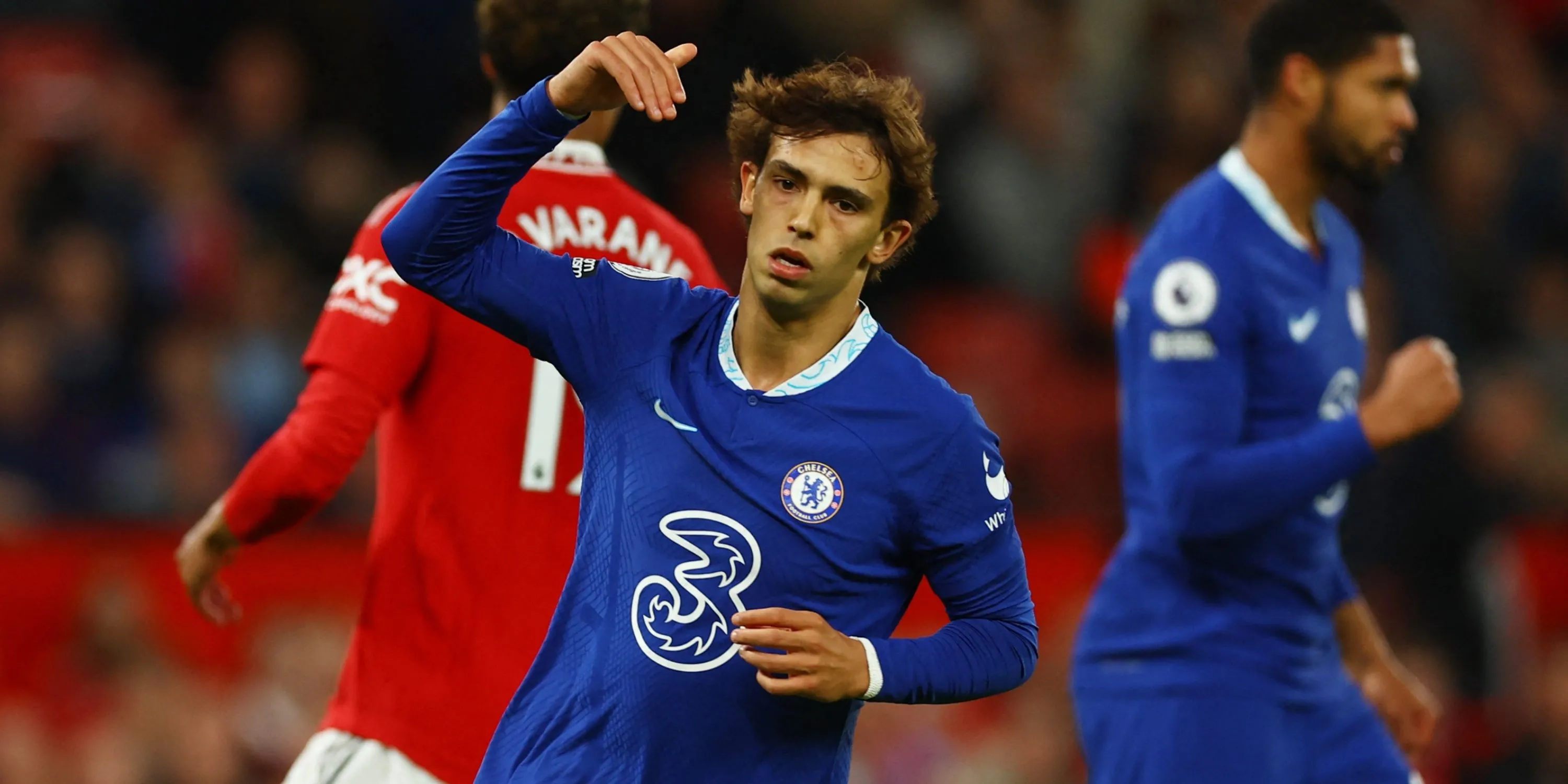 Joao Felix ăn mừng bàn thắng cho Chelsea