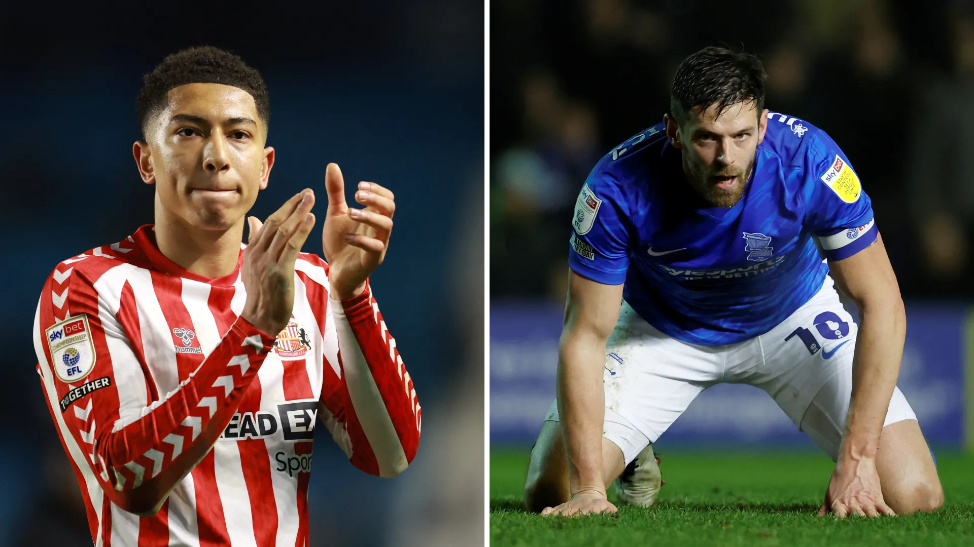 Jobe Bellingham và Lukas Jutkiewicz thời còn khoác áo Birmingham City