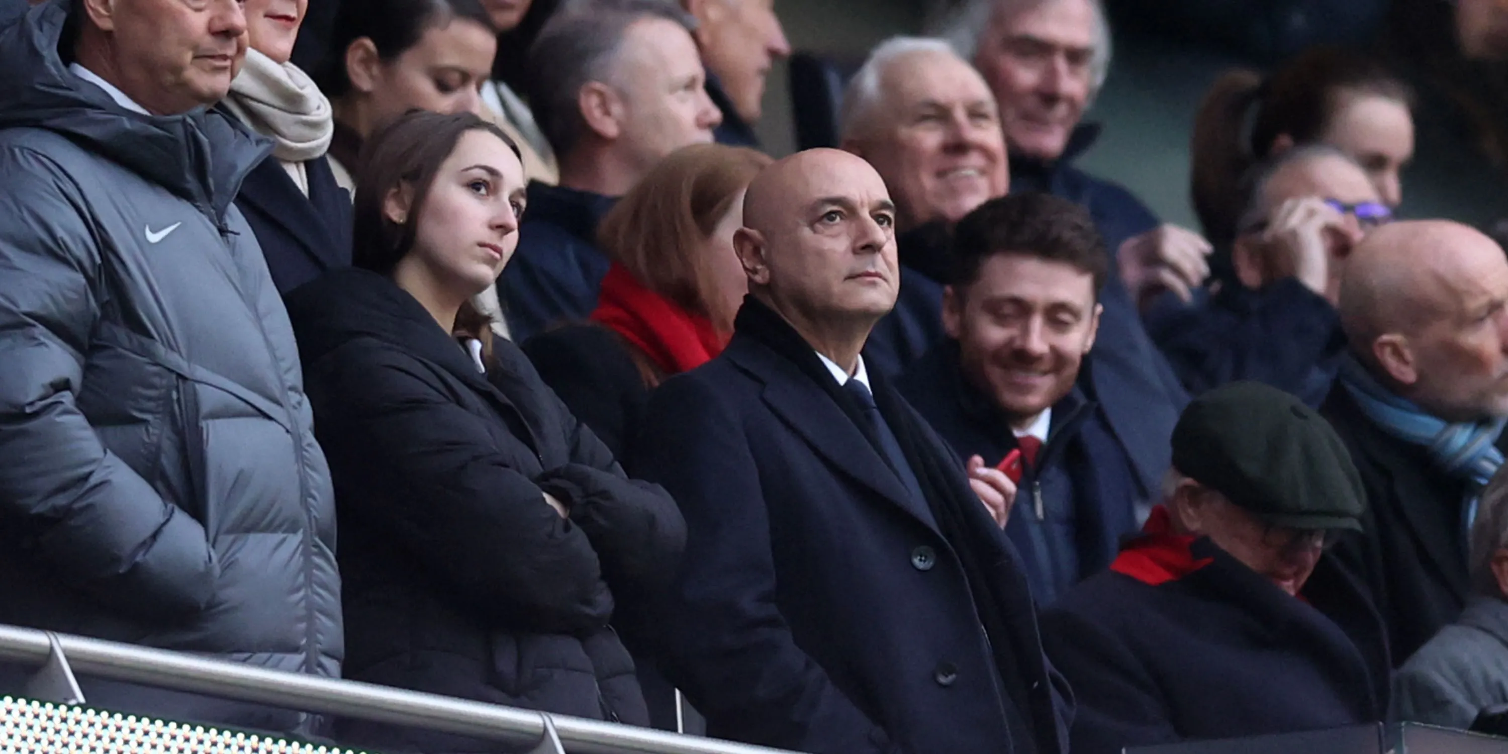 Chủ tịch Daniel Levy của Tottenham Hotspur trên khán đài