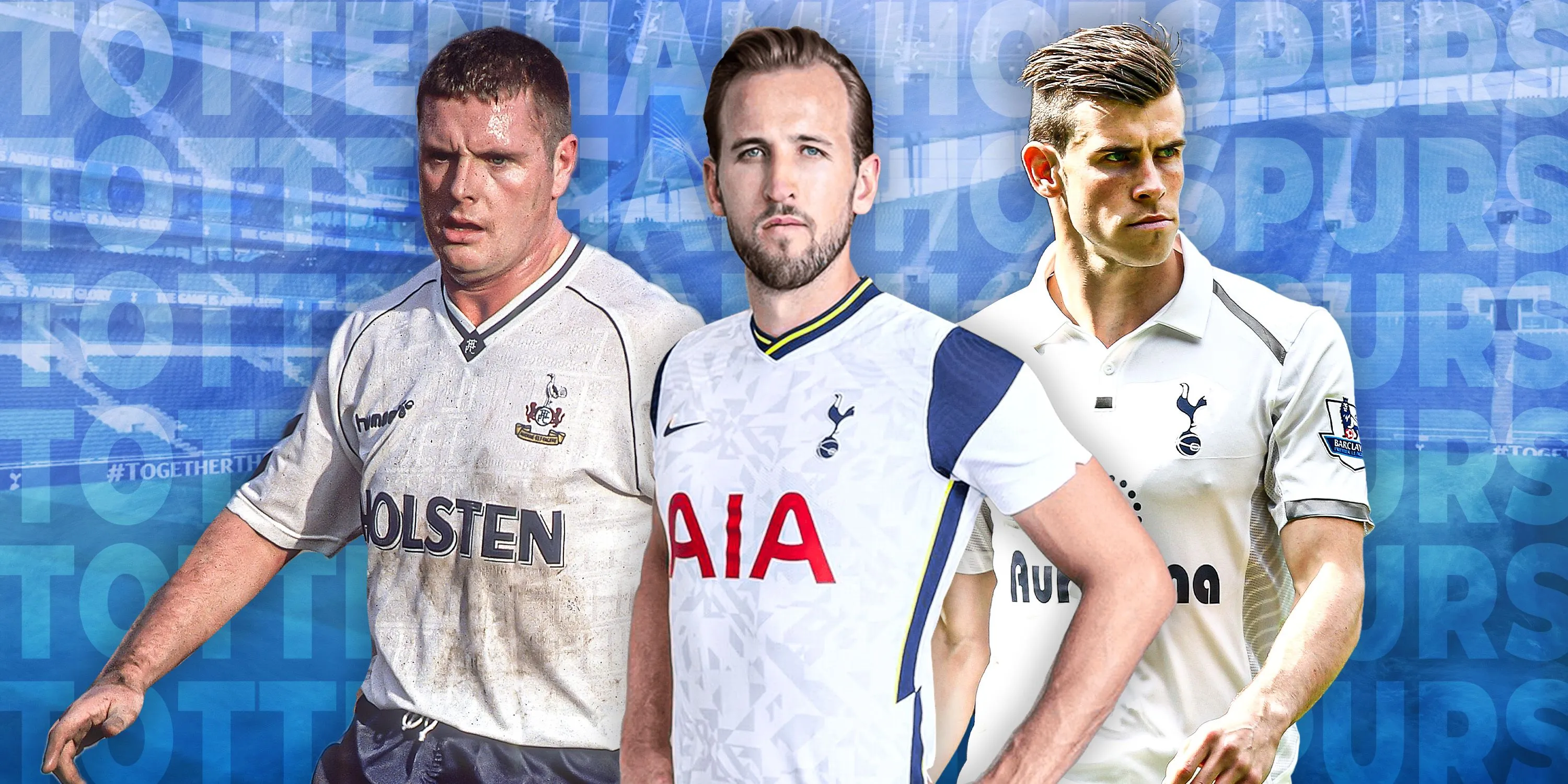 Gareth Bale, Harry Kane và Paul Gascoigne, ba huyền thoại của Tottenham Hotspur tại Premier League