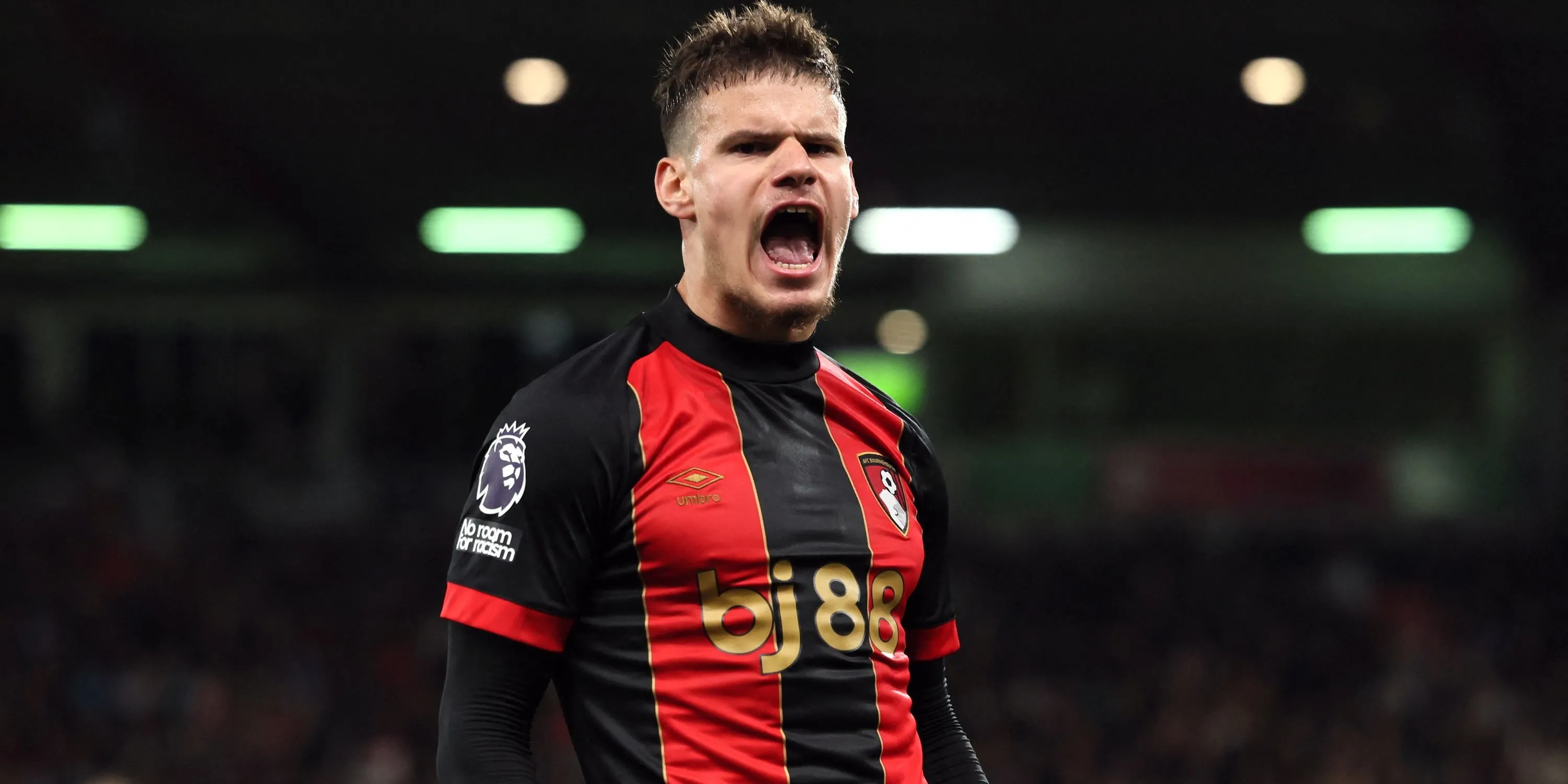 Milos Kerkez, hậu vệ trái của AFC Bournemouth và là mục tiêu của Liverpool