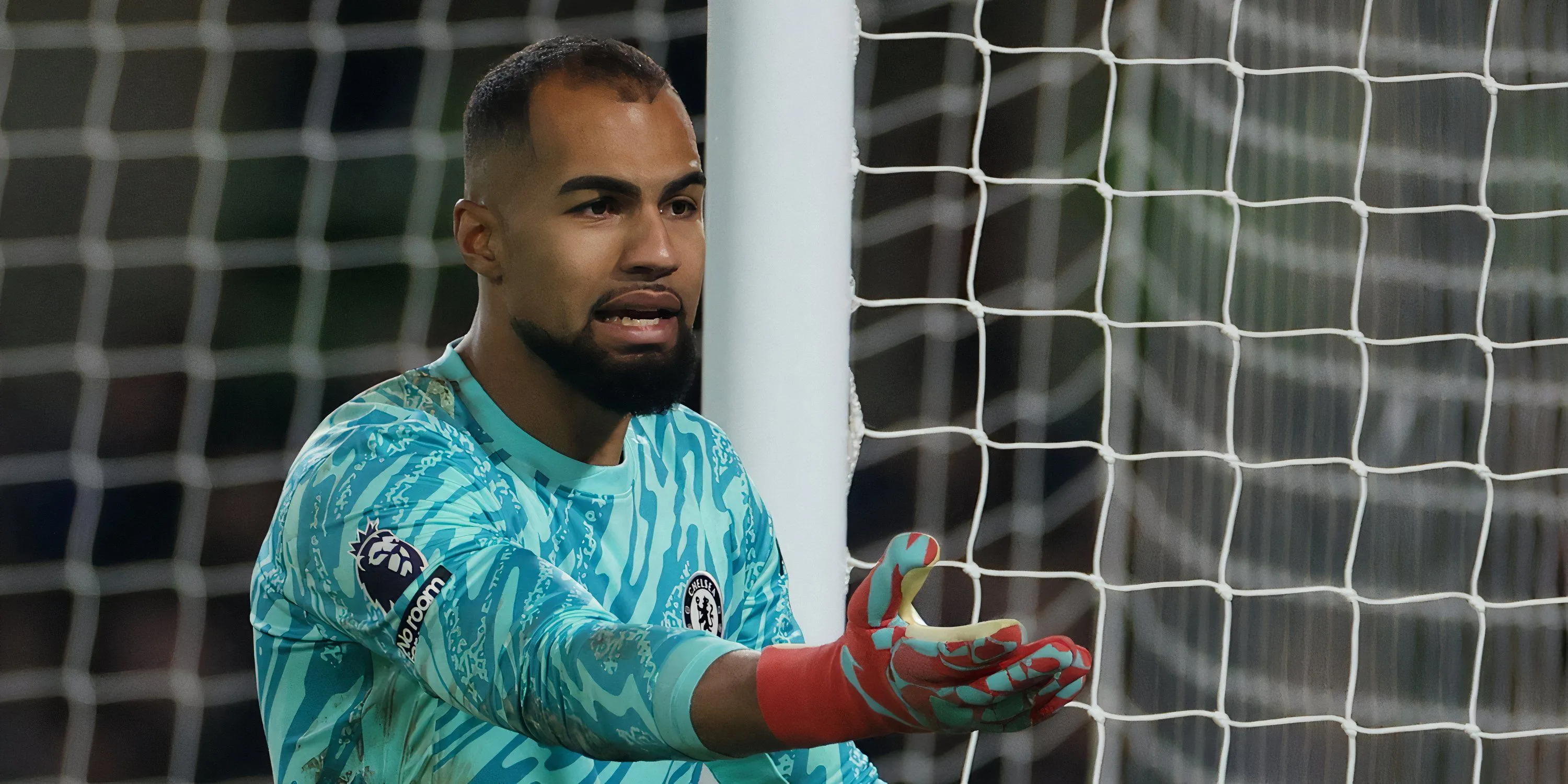 Thủ môn Robert Sanchez trong trận đấu cho Chelsea tại Ngoại hạng Anh