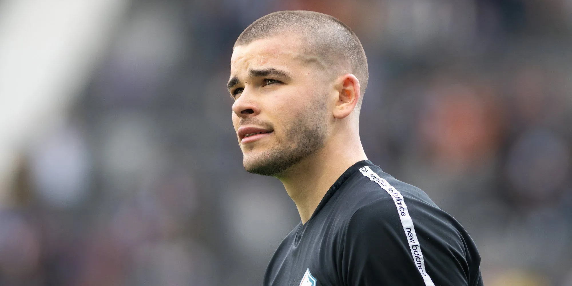 Thủ môn trẻ Lucas Chevalier trong màu áo Lille, mục tiêu chuyển nhượng của Man Utd