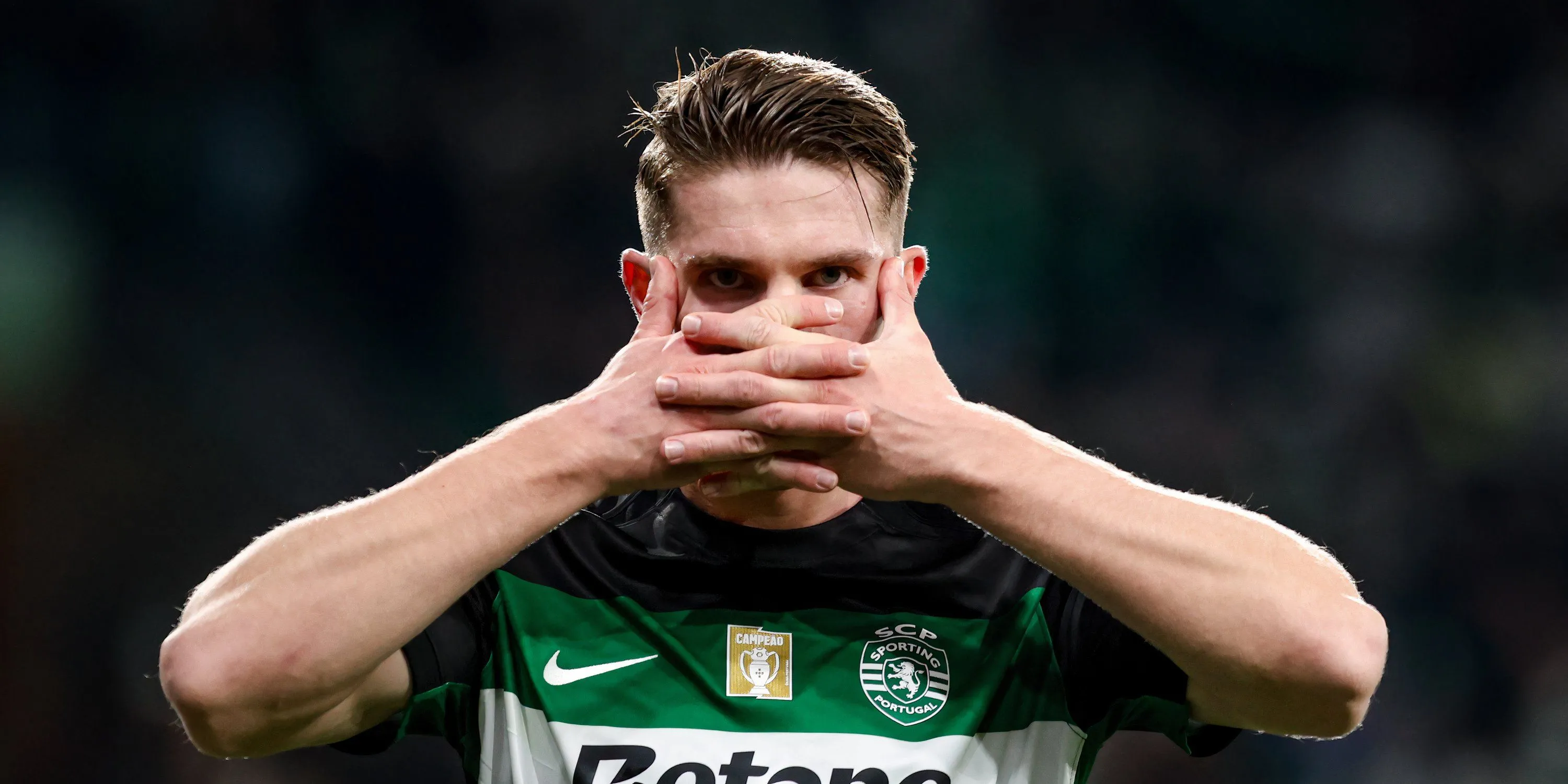 Tiền đạo Viktor Gyokeres trong màu áo Sporting CP.