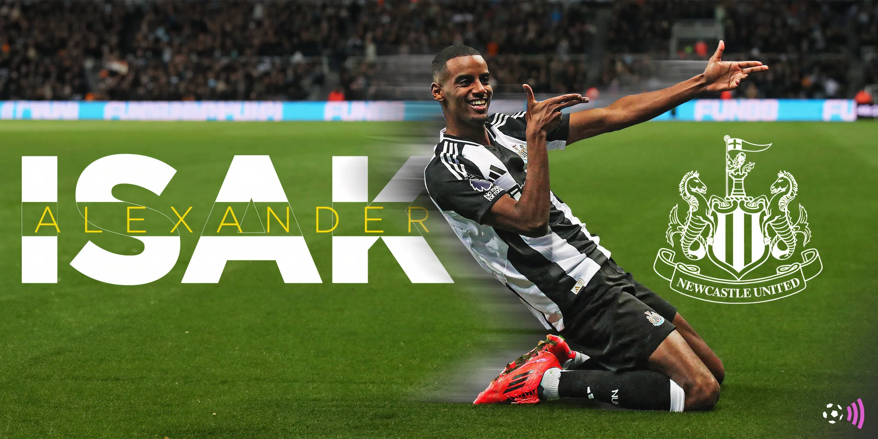 Alexander Isak trong màu áo Newcastle United tại Premier League