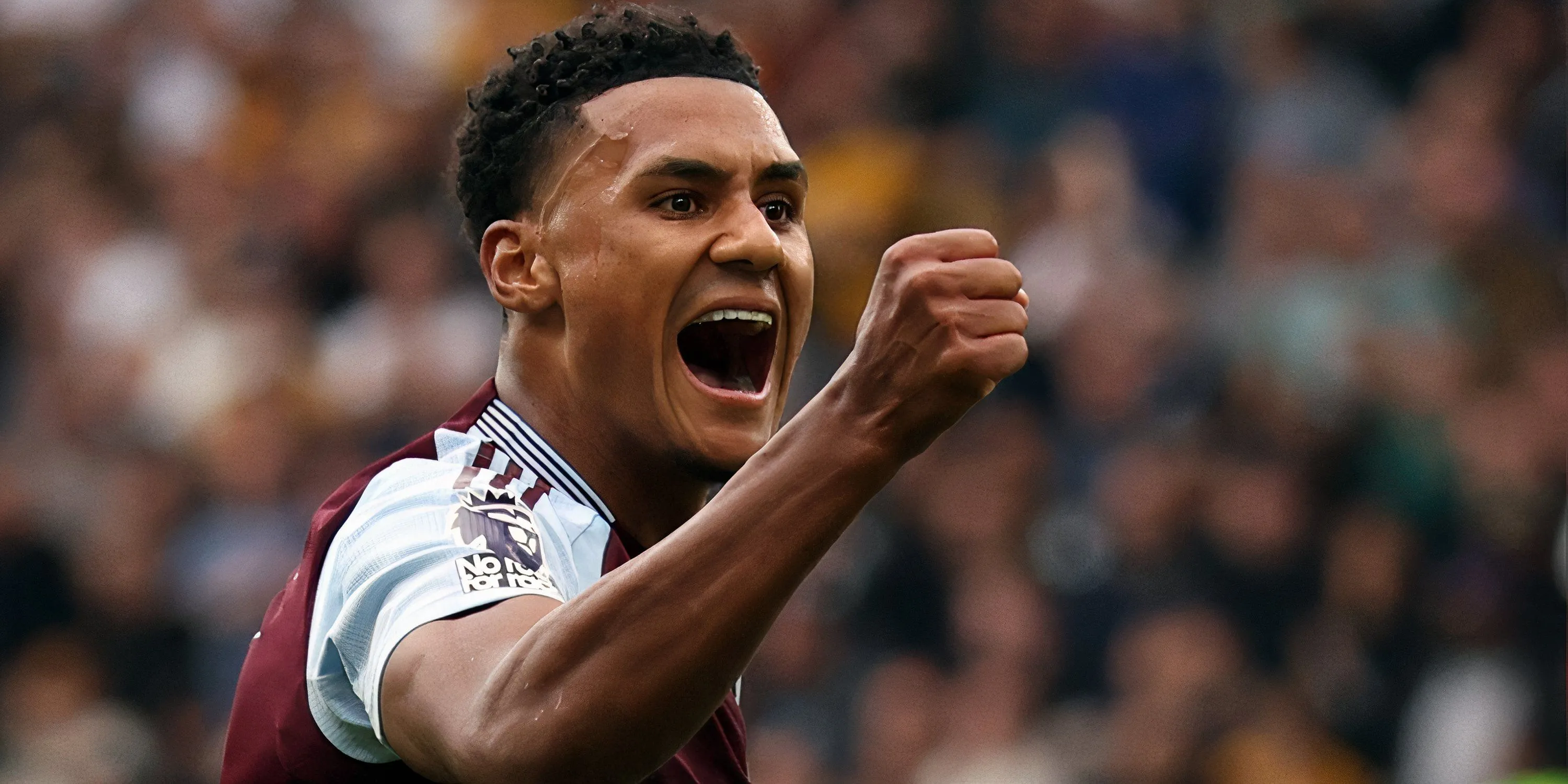 Tiền đạo Ollie Watkins của Aston Villa ăn mừng bàn thắng tại Premier League
