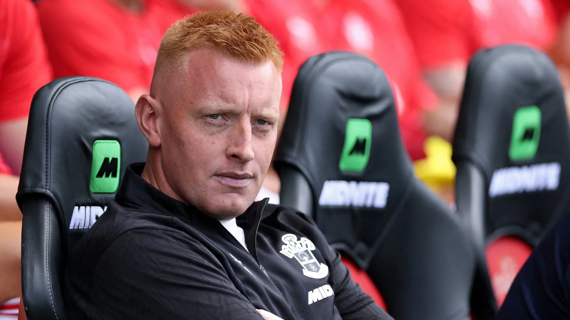 Các cầu thủ Southampton bỏ lỡ cơ hội, biểu hiện việc đội gặp khó trong khâu dứt điểm ở Championship