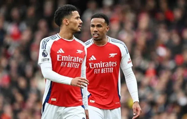 Gabriel và William trở thành nền tảng phòng ngự vững chắc cho Arsenal dưới thời Mikel Arteta
