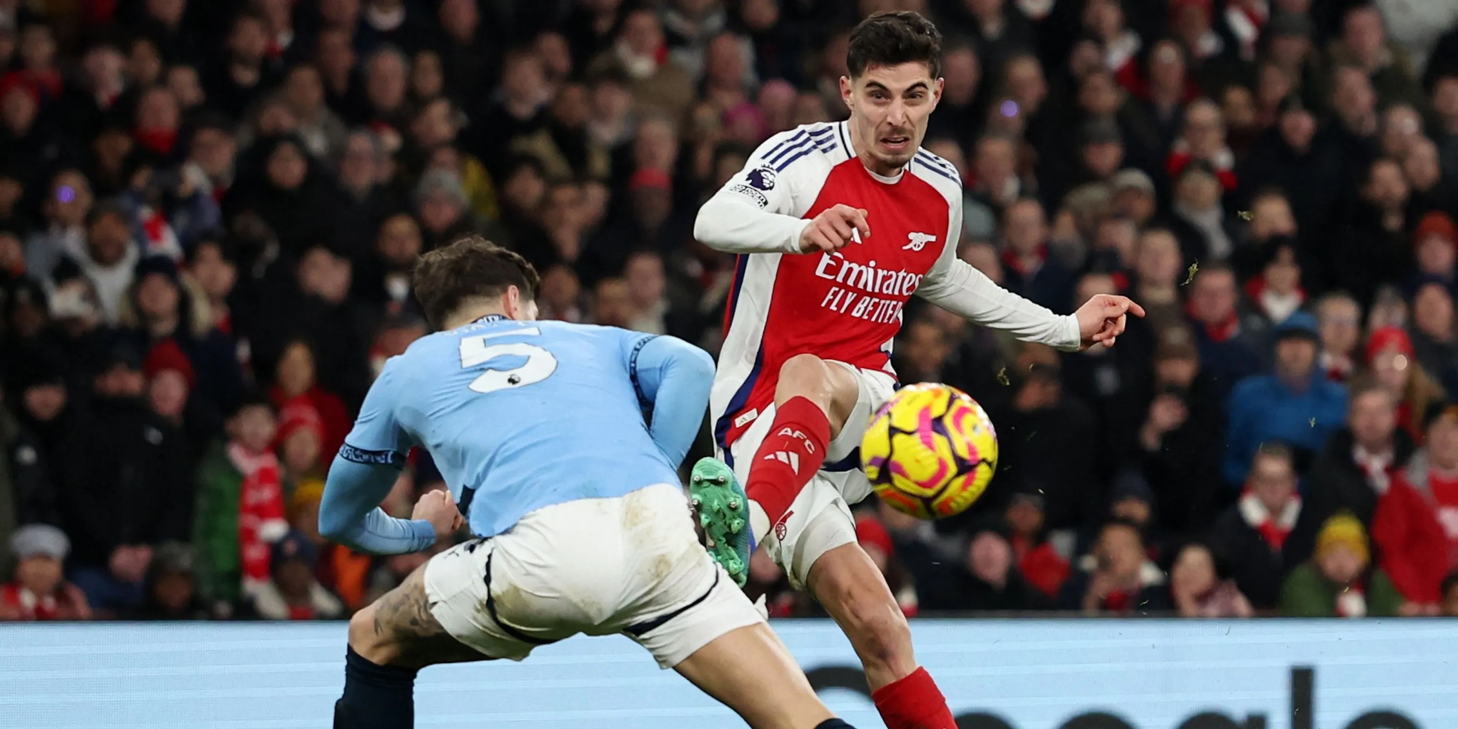 Kai Havertz ăn mừng bàn thắng cho Arsenal - tiền đạo đa năng của Arteta